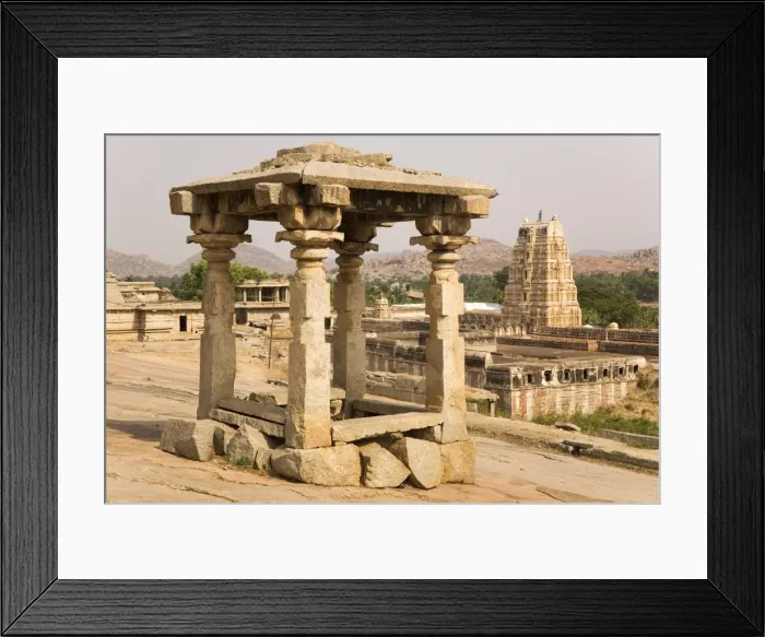Framed Print : The 165 ft high Virupaksha Temple, sometimes know as the Pampapati Temple Framed Print : The 165 ft high Virupaksha Temple, sometimes know as the Pampapati Temple