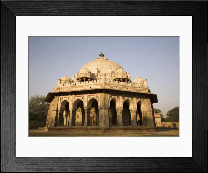 Framed Print : Isa Khans Tomb, one of the Mughal era mausoleums within the Humayans Tomb Complex in Delhi Framed Print : Isa Khans Tomb, one of the Mughal era mausoleums within the Humayans Tomb Complex in Delhi