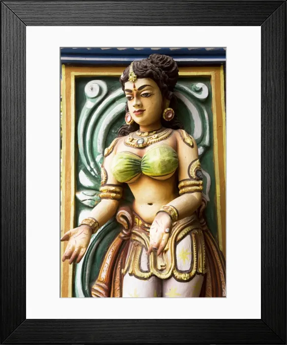 Framed Print : A bas-relief representation of an Indian female on a pillar close to the manuscripts library in Thanjavur (Tanjore), Tamil Nadu Framed Print : A bas-relief representation of an Indian female on a pillar close to the manuscripts library in Thanjavur (Tanjore), Tamil Nadu