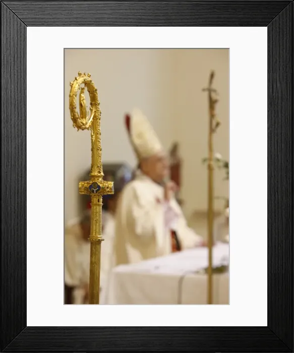 Framed Print : Holy Mass celebrated by the Latin Patriarch, Beit Jala, West Bank, Palestine National Authority Framed Print : Holy Mass celebrated by the Latin Patriarch, Beit Jala, West Bank, Palestine National Authority