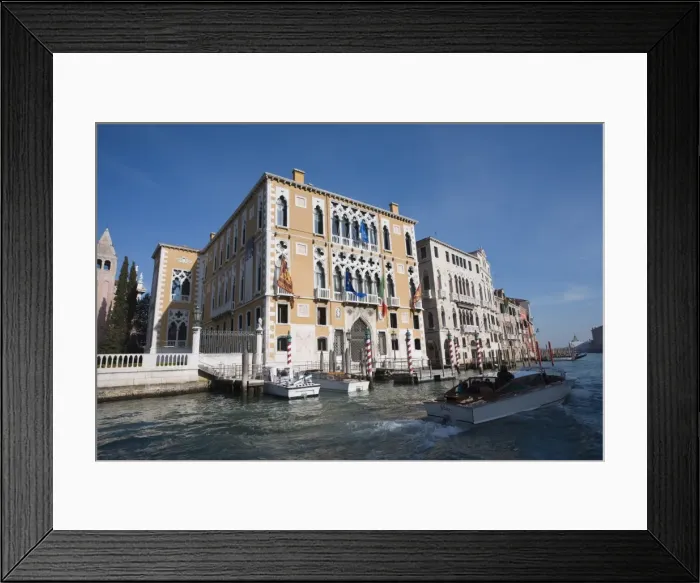Framed Print : Palazzo Franchetti Cavalli and Palazzo Barbaro near Accademia Bridge, Grand Canal Framed Print : Palazzo Franchetti Cavalli and Palazzo Barbaro near Accademia Bridge, Grand Canal