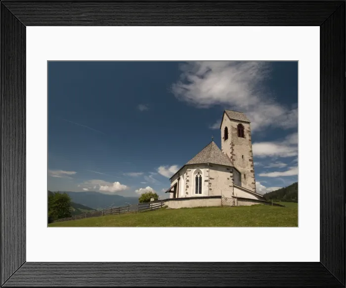 Framed Print : St. Jacob Church, Funes Valley (Villnoss), Dolomites, Trentino Alto Adige Framed Print : St. Jacob Church, Funes Valley (Villnoss), Dolomites, Trentino Alto Adige