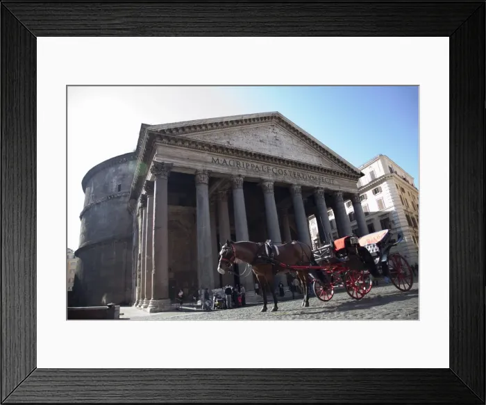 Framed Print : Horse and cart outside the Pantheon, Piazza Della Rotonda, Rome, Lazio, Italy, Europe Framed Print : Horse and cart outside the Pantheon, Piazza Della Rotonda, Rome, Lazio, Italy, Europe