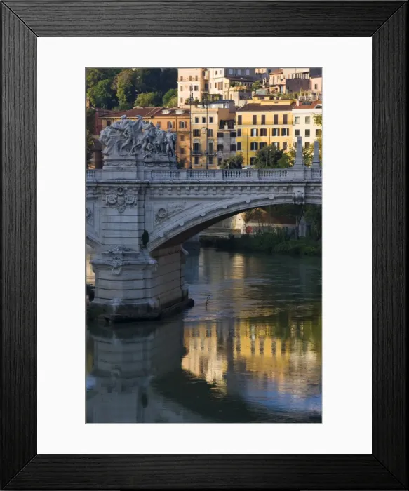 Framed Print : Ponte Vittorio Emanuele II over the River Tiber, Rome, Lazio, Italy, Europe Framed Print : Ponte Vittorio Emanuele II over the River Tiber, Rome, Lazio, Italy, Europe