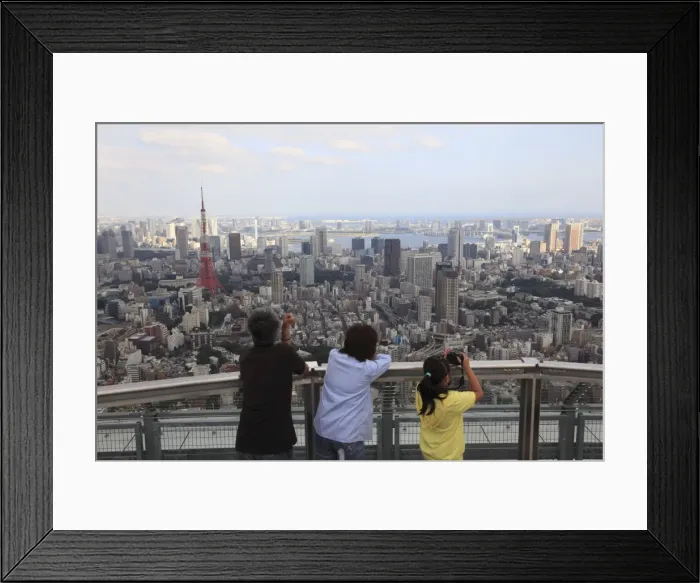 Framed Print : Tokyo City View observation deck, Mori Building, Roppongi Hills, Tokyo, Japan, Asia Framed Print : Tokyo City View observation deck, Mori Building, Roppongi Hills, Tokyo, Japan, Asia