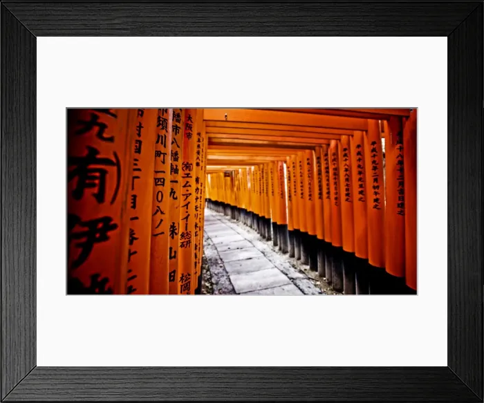 Framed Print : Fushimi Inari, Kyoto, Japan, Asia Framed Print : Fushimi Inari, Kyoto, Japan, Asia