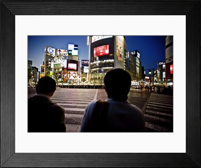 Framed Print : Hachiko crossing, Shibuya, Tokyo, Japan, Asia Framed Print : Hachiko crossing, Shibuya, Tokyo, Japan, Asia