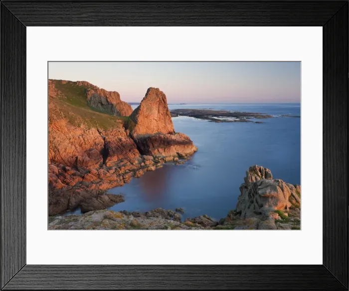 Framed Print : The Pinnacle and rocky northwest coastline of Jersey, Channel Islands, United Kingdom Framed Print : The Pinnacle and rocky northwest coastline of Jersey, Channel Islands, United Kingdom
