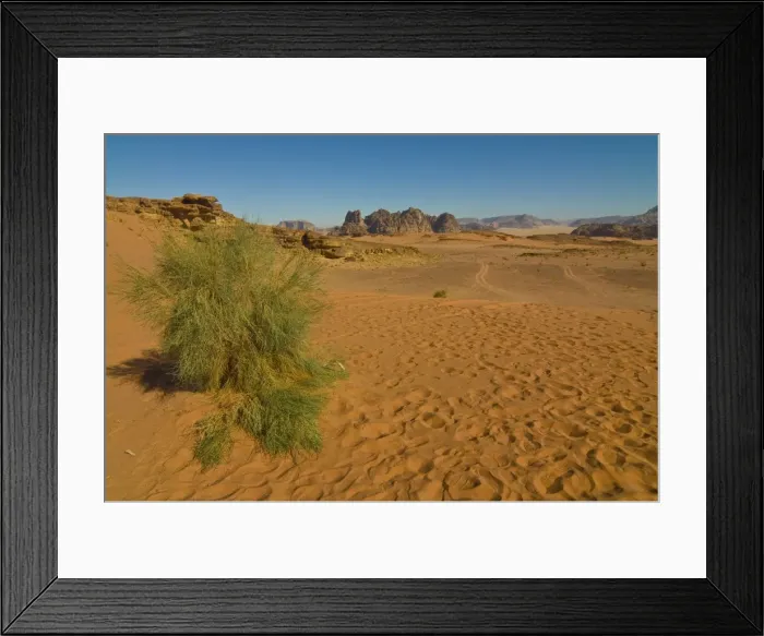Framed Print : The stunning desert scenery of Wadi Rum, Jordan, Middle East Framed Print : The stunning desert scenery of Wadi Rum, Jordan, Middle East