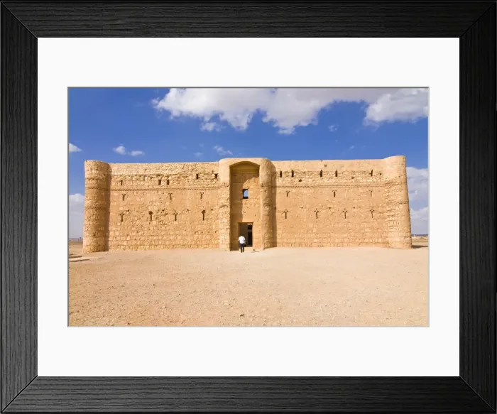 Framed Print : Quasr al Khanara, desert castle, Jordan, Middle East Framed Print : Quasr al Khanara, desert castle, Jordan, Middle East