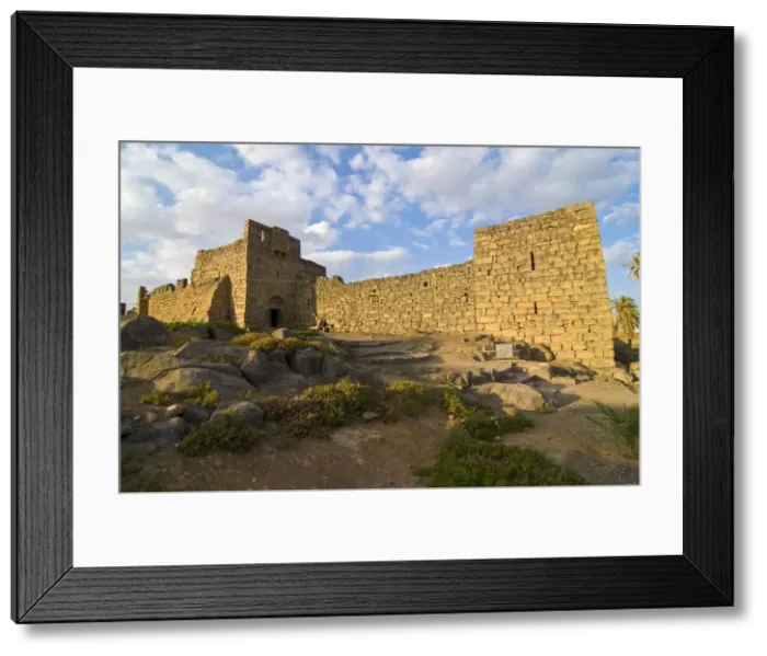 Framed Print : Qasr Al-Azraq, old castle in the Jordan desert, Jordan, Middle East Framed Print : Qasr Al-Azraq, old castle in the Jordan desert, Jordan, Middle East
