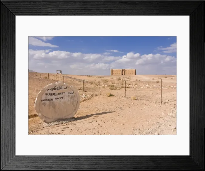 Framed Print : Quasr al Khanara, desert castle, Jordan, Middle East Framed Print : Quasr al Khanara, desert castle, Jordan, Middle East