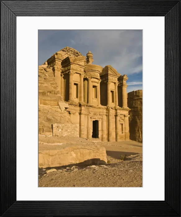 Framed Print : Al Deir (the Monastery) at sunset, Petra, UNESCO World Heritage Site, Jordan, Middle East Framed Print : Al Deir (the Monastery) at sunset, Petra, UNESCO World Heritage Site, Jordan, Middle East
