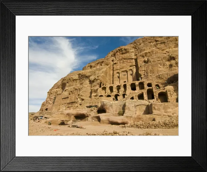 Framed Print : The royal tombs of Petra, UNESCO World Heritage Site, Jordan, Middle East Framed Print : The royal tombs of Petra, UNESCO World Heritage Site, Jordan, Middle East