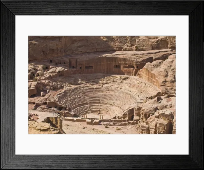 Framed Print : The amphitheater, Petra, UNESCO World Heritage Site, Jordan, Middle East Framed Print : The amphitheater, Petra, UNESCO World Heritage Site, Jordan, Middle East