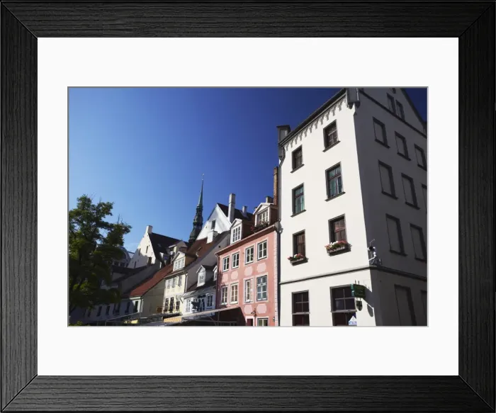 Framed Print : Restaurants and cafes in Livu Laukums, Riga, Latvia, Baltic States, Europe Framed Print : Restaurants and cafes in Livu Laukums, Riga, Latvia, Baltic States, Europe