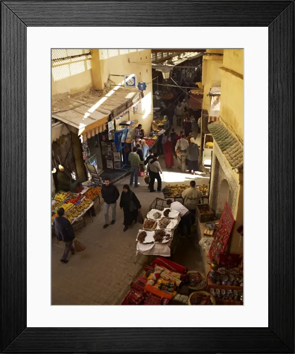 Framed Print : The Medina, Fez, Morocco, North Africa, Africa Framed Print : The Medina, Fez, Morocco, North Africa, Africa