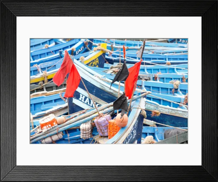 Framed Print : Fishing boats, Essaouira, Morocco, North Africa, Africa Framed Print : Fishing boats, Essaouira, Morocco, North Africa, Africa