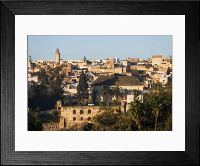 Framed Print : Town of Meknes, Morocco, North Africa, Africa Framed Print : Town of Meknes, Morocco, North Africa, Africa