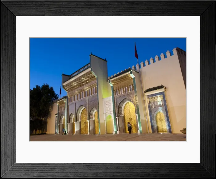 Framed Print : Ornate bronze doorway, Royal Palace, Fez el-Jedid, Fez, Morocco, North Africa, Africa Framed Print : Ornate bronze doorway, Royal Palace, Fez el-Jedid, Fez, Morocco, North Africa, Africa