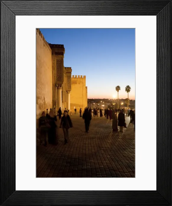 Framed Print : Bab el Mansour, Meknes, Morocco, North Africa, Africa Framed Print : Bab el Mansour, Meknes, Morocco, North Africa, Africa