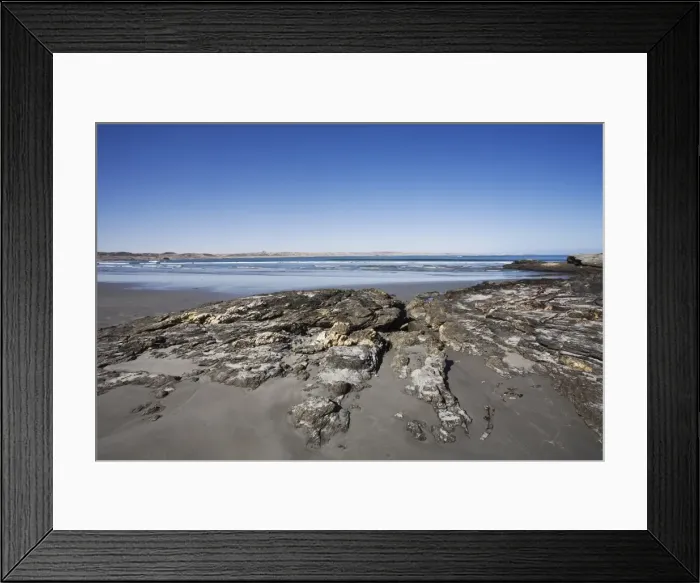 Framed Print : Rocky coastline near Luderitz, Namibia, Africa