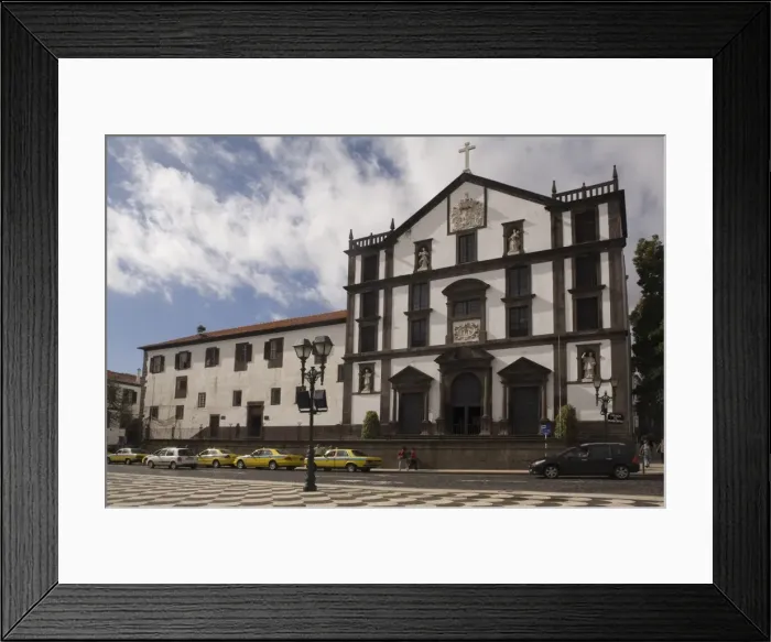 Framed Print : Igreja do Colegio, Praca do Municipio, Funchal, Madeira, Portugal, Europe Framed Print : Igreja do Colegio, Praca do Municipio, Funchal, Madeira, Portugal, Europe