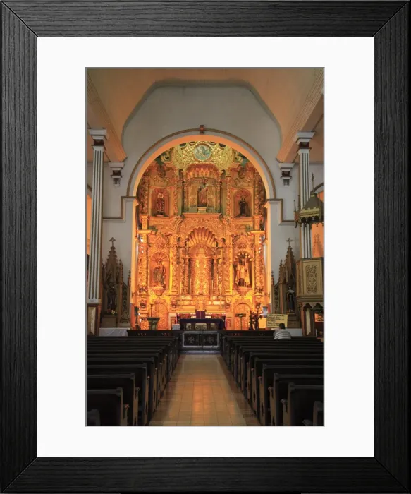 Framed Print : Iglesia de San Jose, (Church of the Golden Altar), Casco Antiguo (Casco Viejo) Framed Print : Iglesia de San Jose, (Church of the Golden Altar), Casco Antiguo (Casco Viejo)