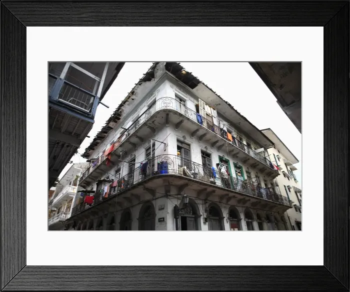 Framed Print : Casco Antiguo (Casco Viejo), Old City, Panama City, Panama, Central America