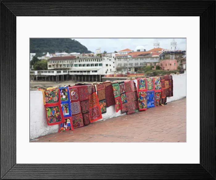 Framed Print : Kuna handicrafts, Casco Viejo, Casco Antiguo, Old City, San Felipe District Framed Print : Kuna handicrafts, Casco Viejo, Casco Antiguo, Old City, San Felipe District