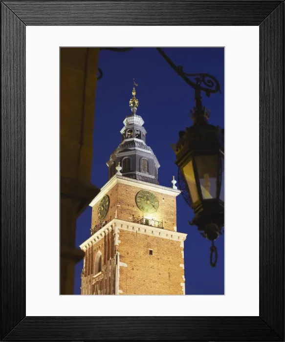 Framed Print : Town Hall Tower, Krakow, Poland, Europe Framed Print : Town Hall Tower, Krakow, Poland, Europe