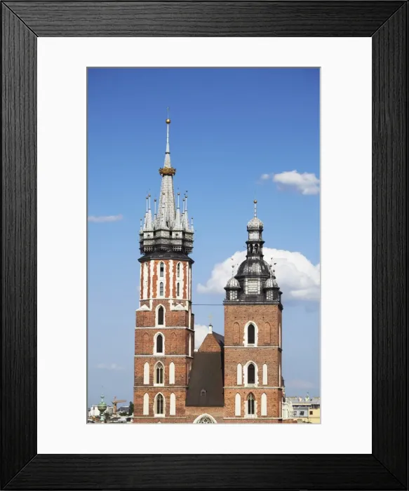 Framed Print : St. Marys Church, Krakow, Poland, Europe Framed Print : St. Marys Church, Krakow, Poland, Europe