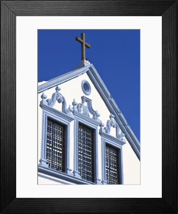 Framed Print : Church of Nossa Senhora da Conceicao in Angra do Heroismo, Terceira, Azores Framed Print : Church of Nossa Senhora da Conceicao in Angra do Heroismo, Terceira, Azores