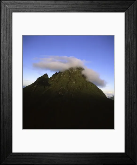 Framed Print : Aerial view of Mount Mikeno, Virunga Volcanoes, Rwanda, Great Rift Valley, Africa Framed Print : Aerial view of Mount Mikeno, Virunga Volcanoes, Rwanda, Great Rift Valley, Africa