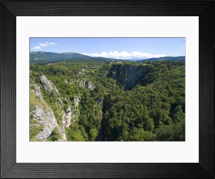 Framed Print : Outlook over the gorge of the Skocjan caves, UNESCO World Heritage Site, Slovenia, Europe Framed Print : Outlook over the gorge of the Skocjan caves, UNESCO World Heritage Site, Slovenia, Europe