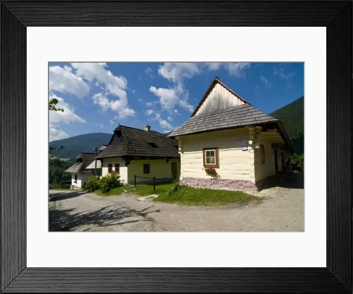 Framed Print : The mountain village of Vlkolinec, UNESCO World Heritage Site, High Tatra Framed Print : The mountain village of Vlkolinec, UNESCO World Heritage Site, High Tatra