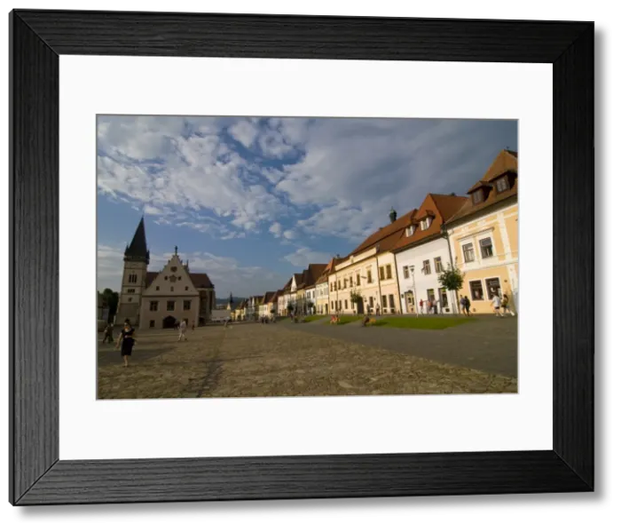 Framed Print : Town square of Bardejov, UNESCO World Heritage Site, Slovakia, Europe Framed Print : Town square of Bardejov, UNESCO World Heritage Site, Slovakia, Europe