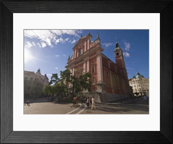 Framed Print : Franciscan Church of the Annunciation, Ljubljana, Slovenia, Europe Framed Print : Franciscan Church of the Annunciation, Ljubljana, Slovenia, Europe