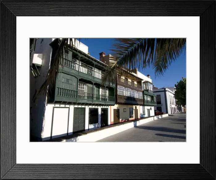 Framed Print : Colonial houses in the old town of Santa Cruz de la Palma, La Palma, Canary Islands Framed Print : Colonial houses in the old town of Santa Cruz de la Palma, La Palma, Canary Islands