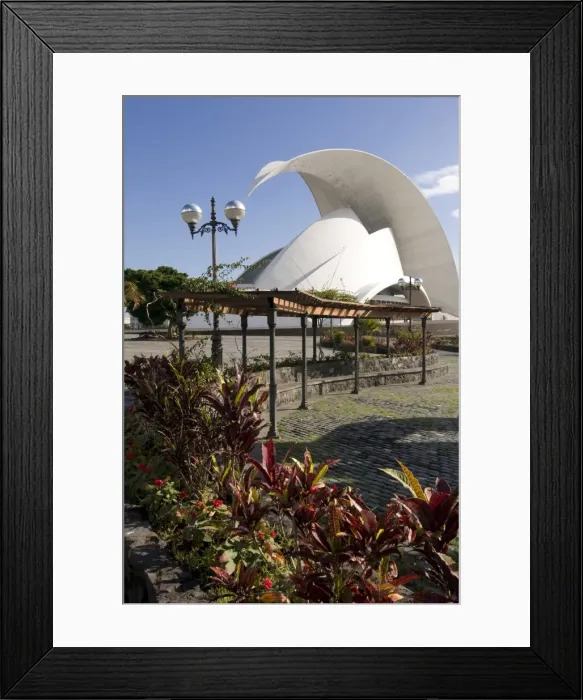 Framed Print : The Opera of Santa Cruz de Tenerife (Auditorio de Tenerife) by Santiago Calatrava Framed Print : The Opera of Santa Cruz de Tenerife (Auditorio de Tenerife) by Santiago Calatrava