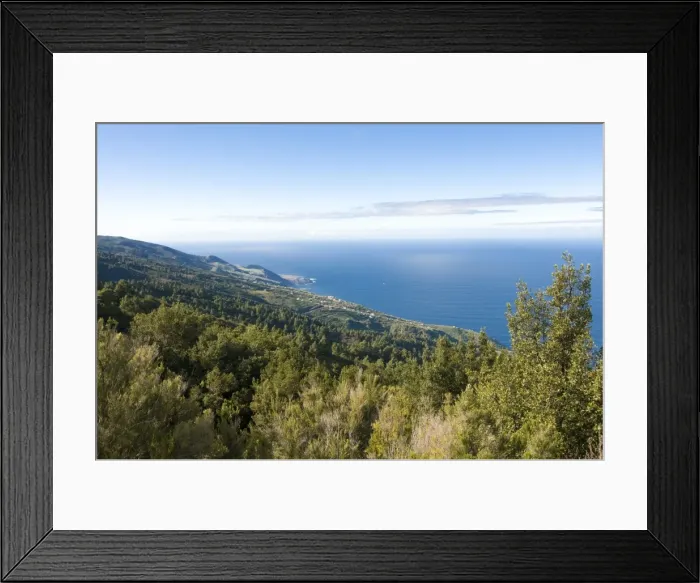 Framed Print : North coast of La Palma, Canary Islands, Spain, Atlantic, Europe
