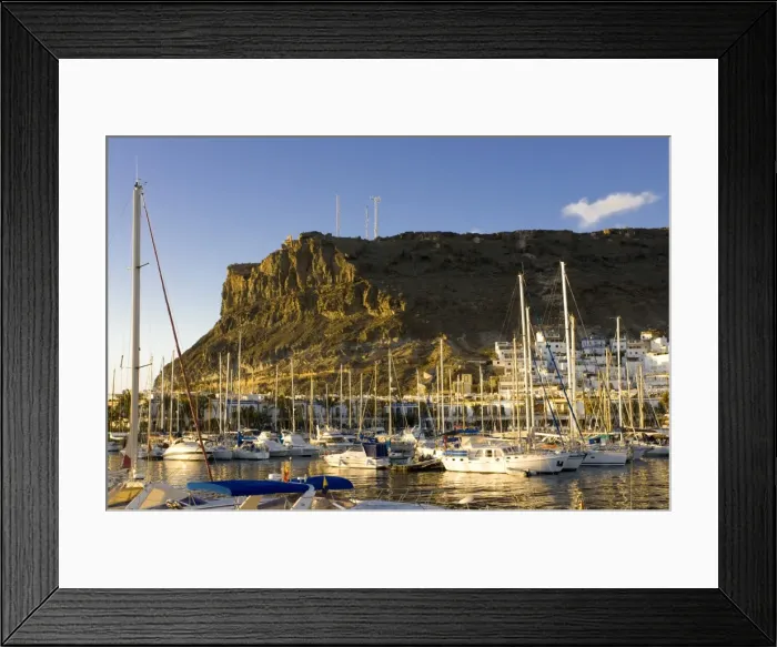 Framed Print : Sailing boats at the habour of Puerto de Mogan, Gran Canaria, Canary Islands Framed Print : Sailing boats at the habour of Puerto de Mogan, Gran Canaria, Canary Islands