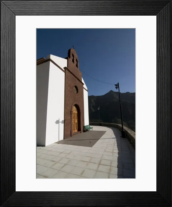 Framed Print : Little chapel in Valle Gran Rey, La Gomera, Canary Islands, Spain, Europe Framed Print : Little chapel in Valle Gran Rey, La Gomera, Canary Islands, Spain, Europe