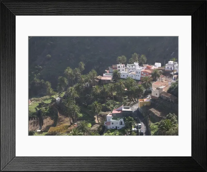 Framed Print : Little village in Vallehermoso, La Gomera, Canary Islands, Spain, Europe Framed Print : Little village in Vallehermoso, La Gomera, Canary Islands, Spain, Europe