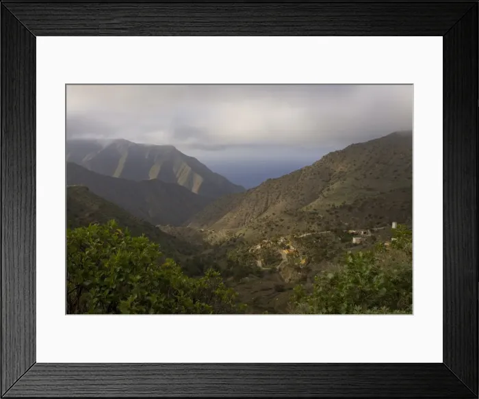 Framed Print : View over a valley, Garajonay National Park, UNESCO World Heritage Site Framed Print : View over a valley, Garajonay National Park, UNESCO World Heritage Site