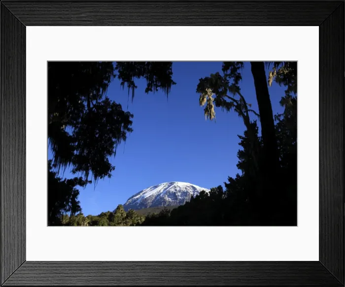 Framed Print : Looking up to the hanging glaciers of Uhuru Peak, Mount Kilimanjaro, Tanzania Framed Print : Looking up to the hanging glaciers of Uhuru Peak, Mount Kilimanjaro, Tanzania