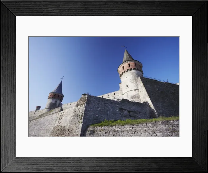 Framed Print : View of old castle, Kamyanets-Podilsky, Podillya, Ukraine, Europe Framed Print : View of old castle, Kamyanets-Podilsky, Podillya, Ukraine, Europe