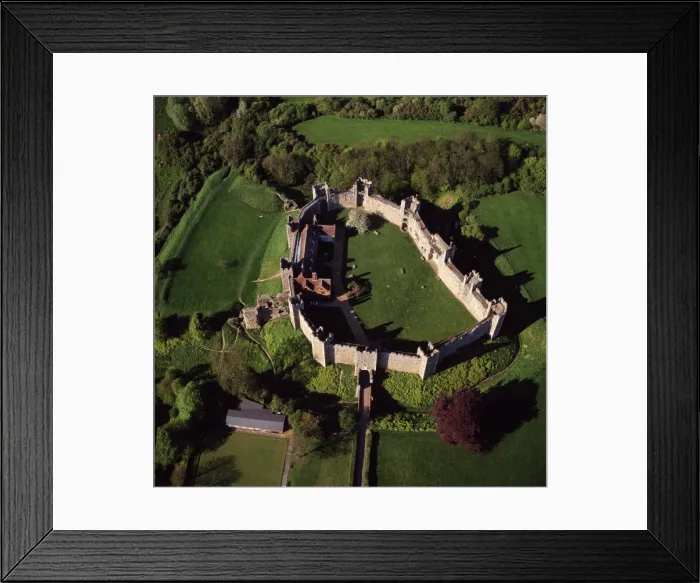 Framed Print : Aerial view of Framlingham Castle, Framlingham, Suffolk, England, United Kingdom, Europe Framed Print : Aerial view of Framlingham Castle, Framlingham, Suffolk, England, United Kingdom, Europe