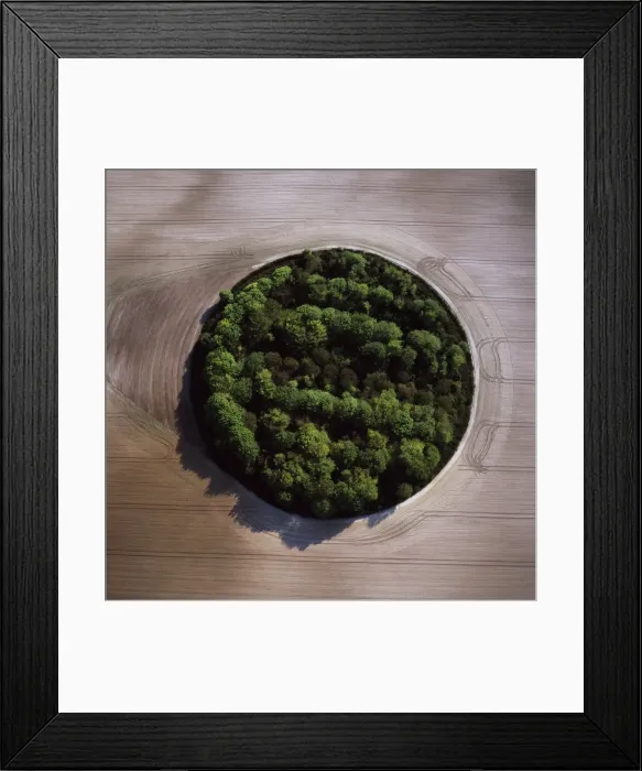 Framed Print : Aerial view of Meggs Hill (Gog Magog Downs) (Gog Magog Hills) (the Gogs) Framed Print : Aerial view of Meggs Hill (Gog Magog Downs) (Gog Magog Hills) (the Gogs)