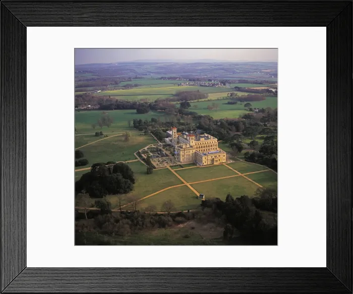 Framed Print : Aerial image of Osborne House, Isle of Wight, England, United Kingdom, Europe Framed Print : Aerial image of Osborne House, Isle of Wight, England, United Kingdom, Europe